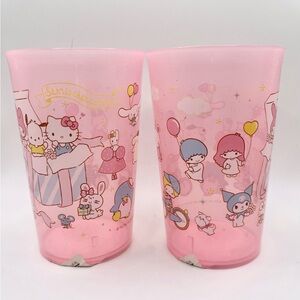 Sanrio Characters Pink Cup Set